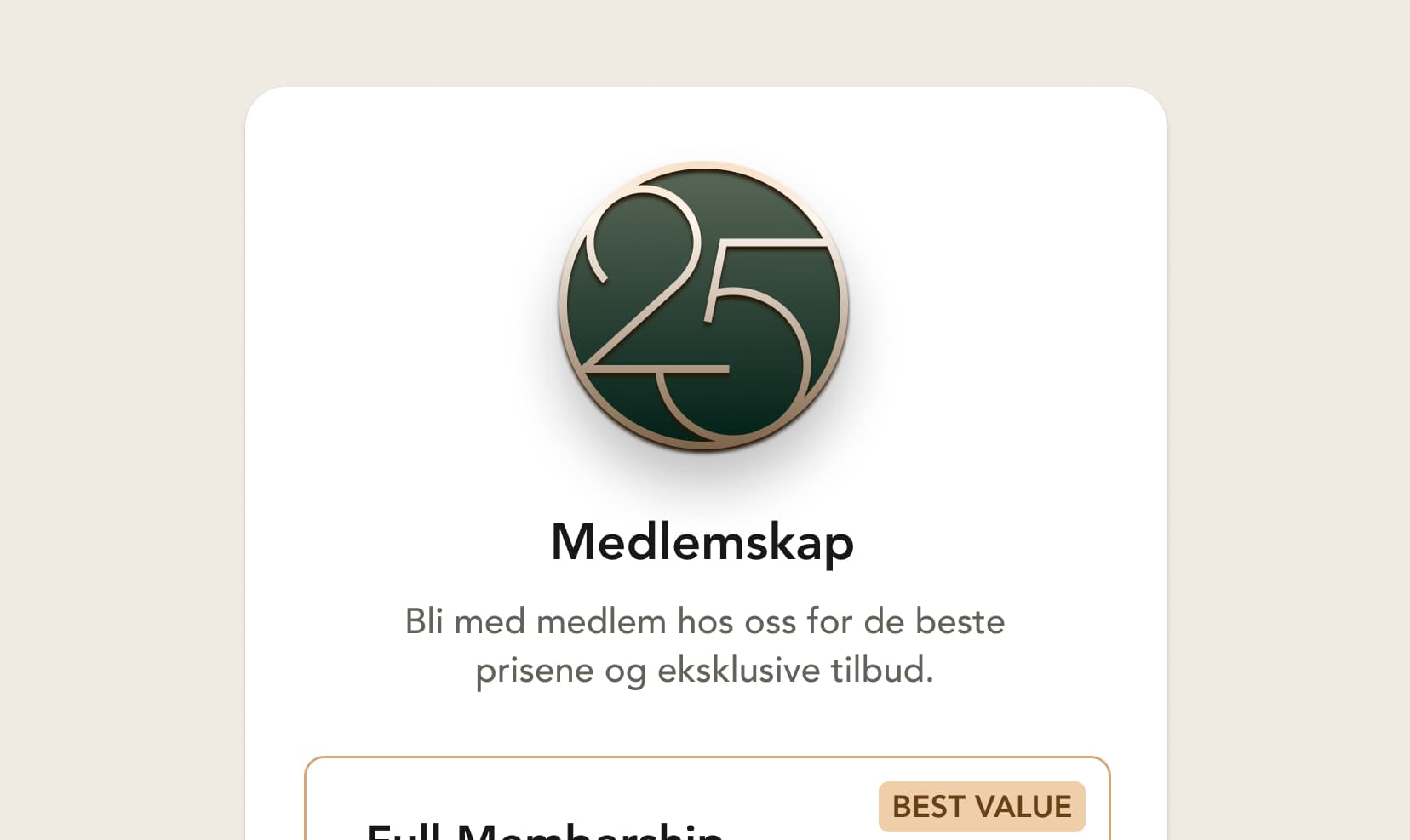 Medlemskap