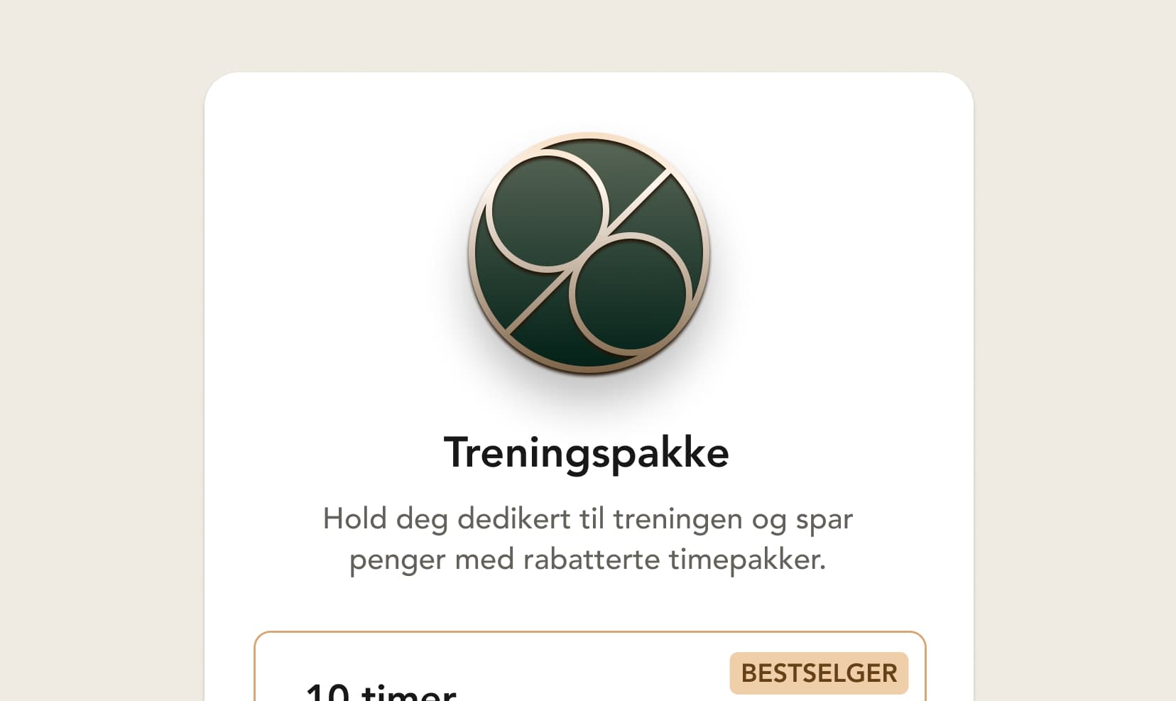 Treningspakker
