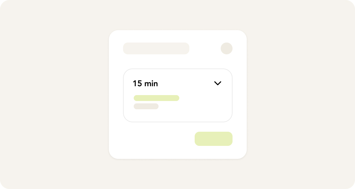 Live availability and calendar modes